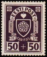 1937 CARITAS 50 + 50 S. Lilac (Michel: 130) - JF107064 - Estonia