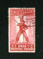 AFRICA ORIENTALE  ITALIANA : Cent. 75  Usato  Emesso Il  7.02.1938  Sassone N° 11 - Africa Orientale Italiana