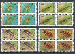 BULGARIA \ BULGARIE - 1993 - Serie Courant - Insectes - Bl.de 4** - Ungebraucht