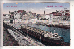 POSEN - Posen / POZNAN, Hafen, Binnenschiffe, 1920 - Posen