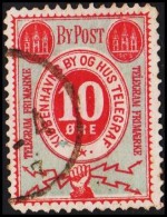 KIØBENHAVNS BYPOST. 1882. 10 ØRE.  (Michel: DAKA 11) - JF107771 - Emissions Locales