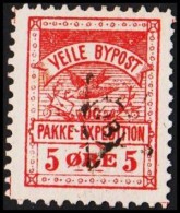 VEJLE BYPOST. 1887. 5 ØRE.  (Michel: DAKA 4) - JF107756 - Ortsausgaben