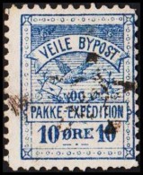 VEJLE BYPOST. 1887. 10 ØRE.  (Michel: DAKA 5) - JF107762 - Local Post Stamps