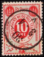 KIØBENHAVNS BYPOST. 1882. 10 ØRE.  (Michel: DAKA 11) - JF107769 - Local Post Stamps
