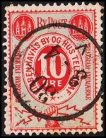 KIØBENHAVNS BYPOST. 1882. 10 ØRE.  (Michel: DAKA 11) - JF107769 - Ortsausgaben