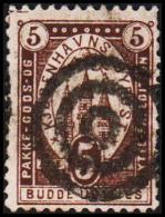 KIØBENHAVNS BYPOST. 1889. 5 ØRE.  (Michel: DAKA 39) - JF107808 - Lokale Uitgaven