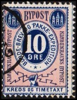 KIØBENHAVNS BYPOST. 1884. 10 ØRE.  (Michel: DAKA 15) - JF107778 - Local Post Stamps
