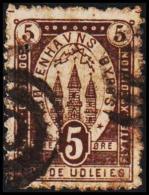 KIØBENHAVNS BYPOST. 1889. 5 ØRE.  (Michel: DAKA 39) - JF107807 - Local Post Stamps