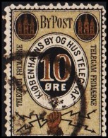 KIØBENHAVNS BYPOST. 1880. 10 ØRE.  (Michel: DAKA 6) - JF107831 - Ortsausgaben