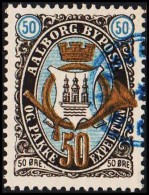 AALBORG BYPOST. 1887. 50 ØRE.  (Michel: DAKA 33) - JF107835 - Ortsausgaben