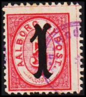 AALBORG BYPOST. 1886. 1/5 ØRE.  (Michel: DAKA 18 TYPE 1) - JF107890 - Ortsausgaben