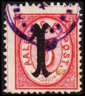 AALBORG BYPOST. 1886. 1/5 ØRE.  (Michel: DAKA 18 TYPE 1) - JF107888 - Ortsausgaben