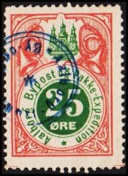 AALBORG BYPOST. 1887. 25 ØRE.  (Michel: DAKA 31) - JF107916 - Ortsausgaben