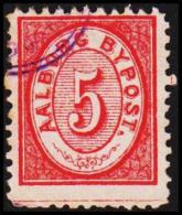 AALBORG BYPOST. 1886. 5 ØRE.  (Michel: DAKA 16) - JF107933 - Local Post Stamps