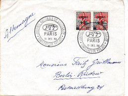 Frejus, Journée Nationale De Solidarité, Fdc Yvert N 1229, Paris 1959 - Vluchtelingen