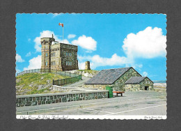 ST JOHN'S - NEWFOUNDLAND - CABOT TOWER SITUATED ON SIGNAL HILL SITE OF GREAT HISTORIC INTEREST - PHOTO TOOTON'S STUDIO - St. John