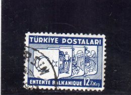 TURQUIE 1937 O - Oblitérés