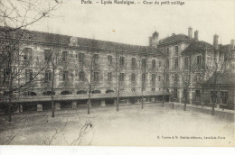 CPA (theme Paris Grandes Ecoles) LYCEE  MONTAIGNE     Cour Du Petit College  17 Rue Auguste Comte Paris6e - Enseignement, Ecoles Et Universités