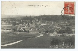 CPA AVERNES, VUE GENERALE, VAL D'OISE 95 - Avernes