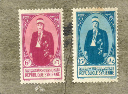 SYRIE : Président Taj Eddin El Hassani - Unused Stamps