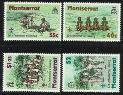 Montserrat 1979 50th Anniversary Of Scouting MNH - Montserrat