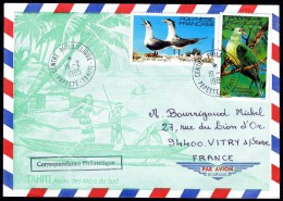 Lettre Illustrée Cachet Et Marque Postale Du Centre Philatélique De Papeete - Lettres & Documents