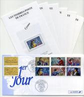 Carton 1er Jour + Feuillets 25-10-1997 - Héros D'aventures - Personnages Célèbres - Unclassified