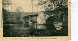 LUSIGNAN - LE VIEUX PONT DU PARC ET LE VIADUC DES TREIZE ARCHES - Lusignan