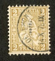 3472  Swiss 1867   Mi.#29f (o) Zum.#37  Scott #52  Cat. 2.€ -Offers Welcome!- - Used Stamps