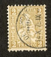 3472  Swiss 1867   Mi.#29f (o) Zum.#37  Scott #52  Cat. 2.€ -Offers Welcome!- - Gebraucht