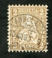 3477  Swiss 1867   Mi.#29 (o) Zum.#37  Scott #52  Cat. 2.€ -Offers Welcome!- - Used Stamps