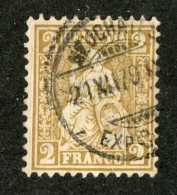 3480  Swiss 1867   Mi.#29 (o) Zum.#37  Scott #52  Cat. 2.€ -Offers Welcome!- - Used Stamps