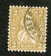 3481  Swiss 1867   Mi.#29 (o) Zum.#37  Scott #52  Cat. 2.€ -Offers Welcome!- - Used Stamps