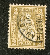 3485  Swiss 1867   Mi.#29 (o) Zum.#37  Scott #52  Cat. 2.€ -Offers Welcome!- - Used Stamps