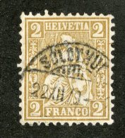 3487  Swiss 1867   Mi.#29 (o) Zum.#37  Scott #52  Cat. 2.€ -Offers Welcome!- - Used Stamps