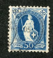 3488  Swiss 1891   Mi.#62YC (o) Zum.#70D  Scott #86a  Cat. 20.€ -Offers Welcome!- - Used Stamps
