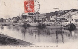 SAINT-VALERY-SUR-SOMMES-l E Port Et Le Quai Perrée - Saint Valery Sur Somme