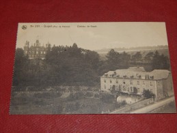 GOYET -  GESVES   -   Le  Château     -  1920       -  (2 Scans) - Gesves