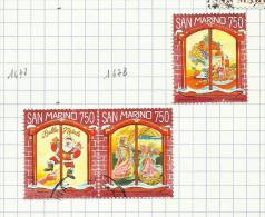 Saint-Marin N°1479, 1483, 1484 Côte 3 Euros - Usados