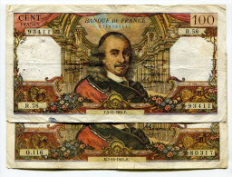 P France 100 Francs "" CORNEILLE "" 1964  + 1965 # 2 - 100 F 1964-1979 ''Corneille''