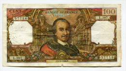 P France 100 Francs "" CORNEILLE "" 6 - 10 - 1966 - 100 F 1964-1979 ''Corneille''