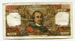 P France 100 Francs "" CORNEILLE "" 2 - 2 - 1967 - 100 F 1964-1979 ''Corneille''