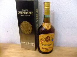 BRANDY INSUPERABLE VINTAGE Año 1978 Un Litro Llena - Alcoolici