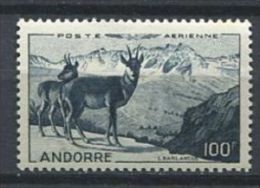 137 ANDORRE 1950 - Animaux Isard Montagne (Yvert A 1) Neuf ** (MNH) Sans Trace De Charnière - Neufs