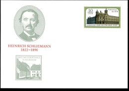 DDR PP21 B1/001 Privat-Postkarte HEINRICH SCHLIEMANN 1990  NGK 6,00 € - Postales Privados - Nuevos