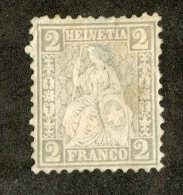 3650   Swiss 1862   Mi.#20b (o)   Scott #41  Cat. 160.€ -Offers Welcome!- - Neufs