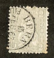 3655   Swiss 1862   Mi.#20b (o)   Scott #41  Cat. 6.€ -Offers Welcome!- - Used Stamps