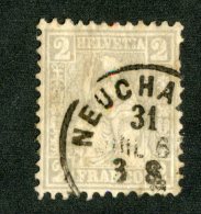 3658   Swiss 1862   Mi.#20 (o)   Scott #41  Cat. 5.€ -Offers Welcome!- - Gebraucht