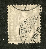 3661   Swiss 1862   Mi.#20 (o)   Scott #41  Cat. 5.€ -Offers Welcome!- - Used Stamps