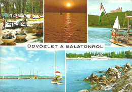TABLE TENNIS PING PONG SPORT SAIL BOAT SAILBOAT SAILING SHIP SUNSET BEACH FLAG BALATON STAMP * KAK 0103 751 1 * Hungary - Tafeltennis
